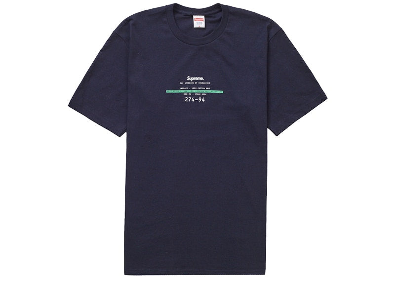 Supreme Standard Tee Navy