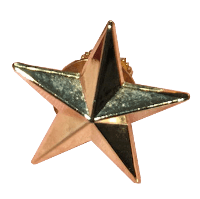 Supreme Star Pin (M-51 Jacket FW12) Gold