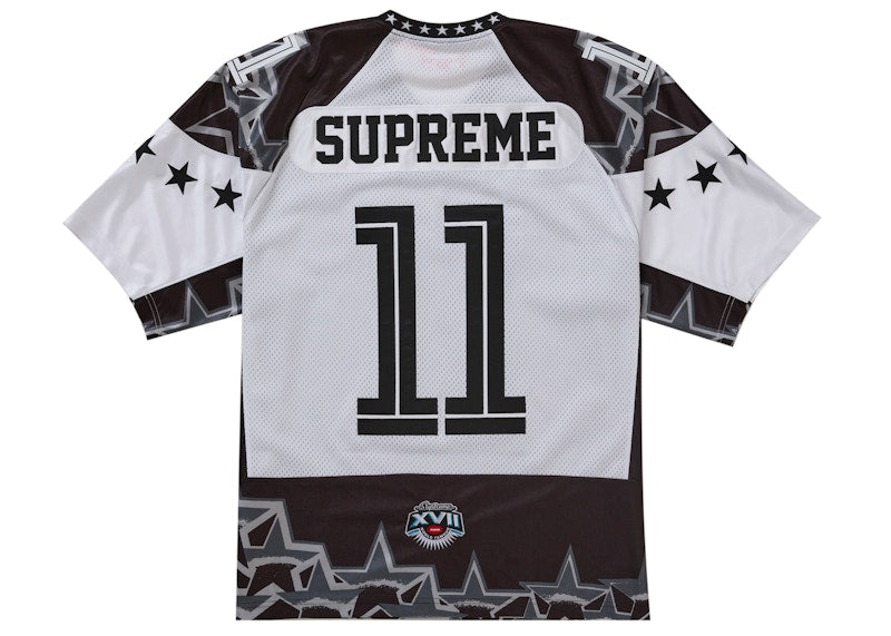 Supreme Stars Football Jersey Black
