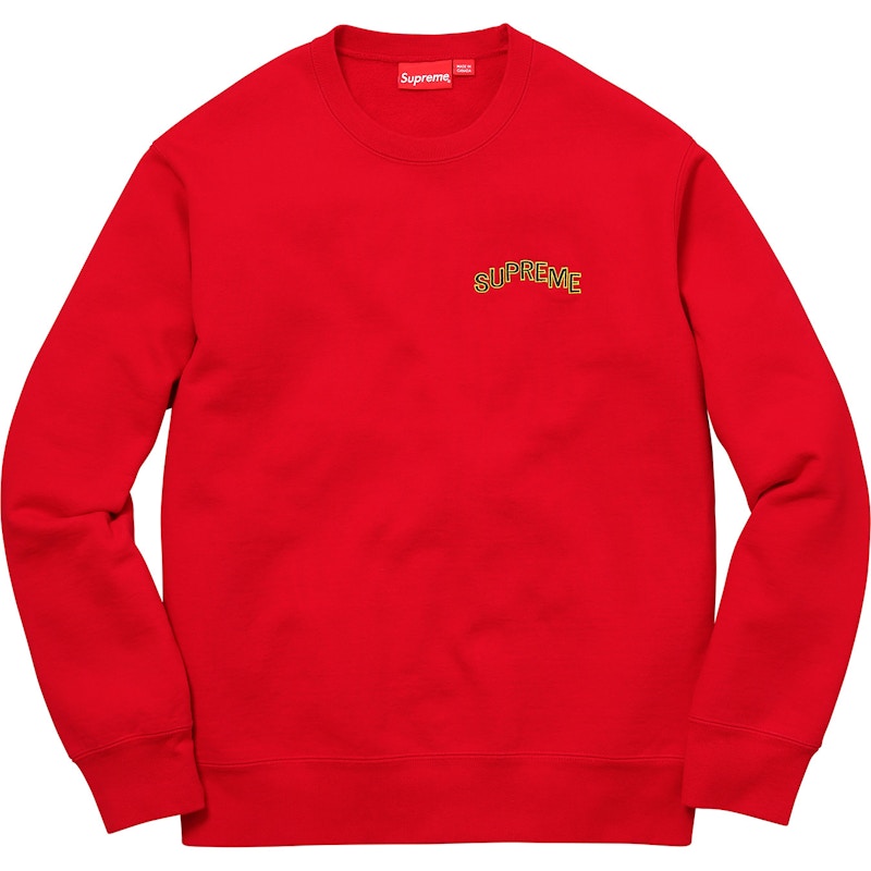 Supreme Step Arc Crewneck Red