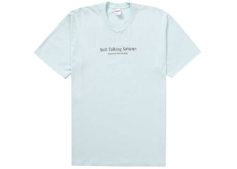 Supreme Still Talking Tee Pale Blue