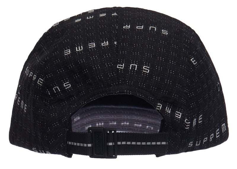 Supreme Stitch Jacquard Camp Cap Black