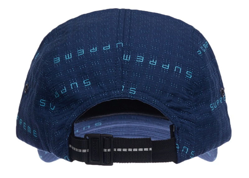 Supreme Stitch Jacquard Camp Cap Navy