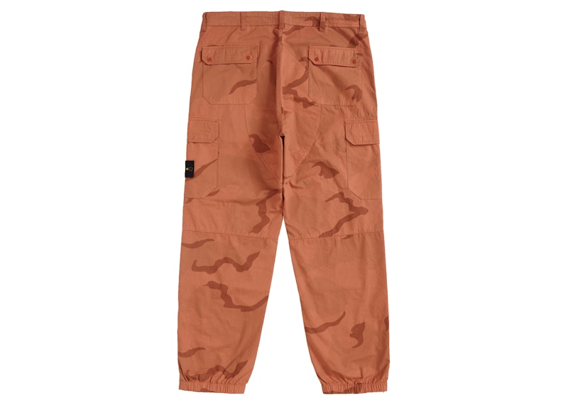 Supreme Stone Island Camo Cargo Pant Coral Camo