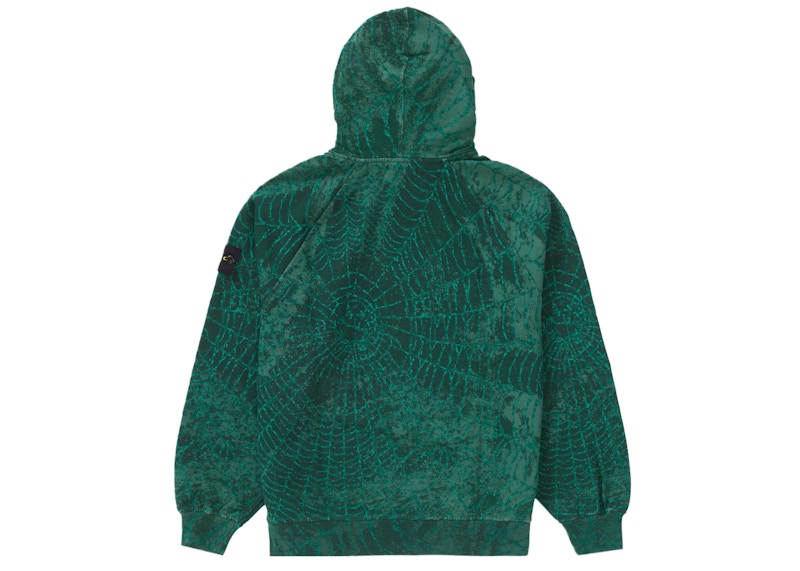 Supreme Stone Island Hooded Sweatshirt (FW23) Dark Green