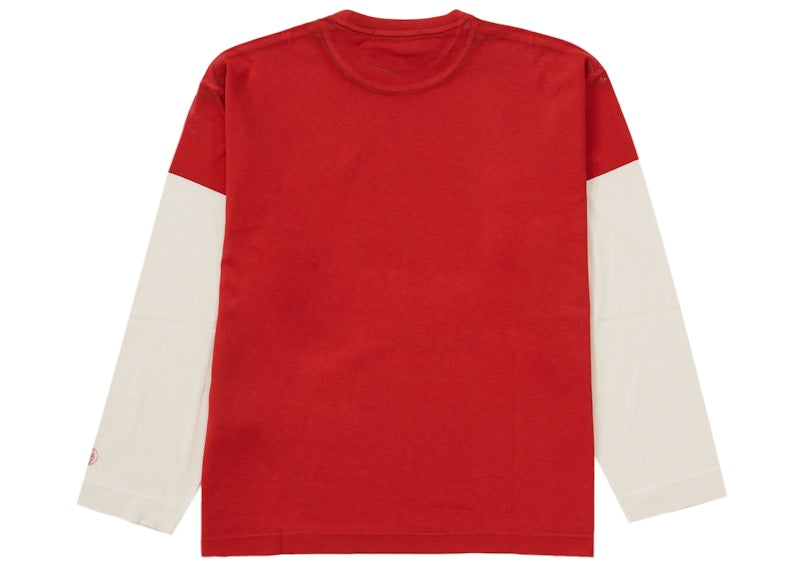 Supreme Stone Island L/S Top Red
