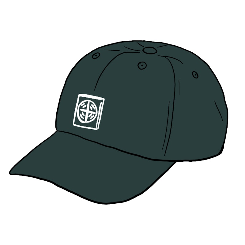 Supreme Stone Island Nylon 6-Panel Dark Teal