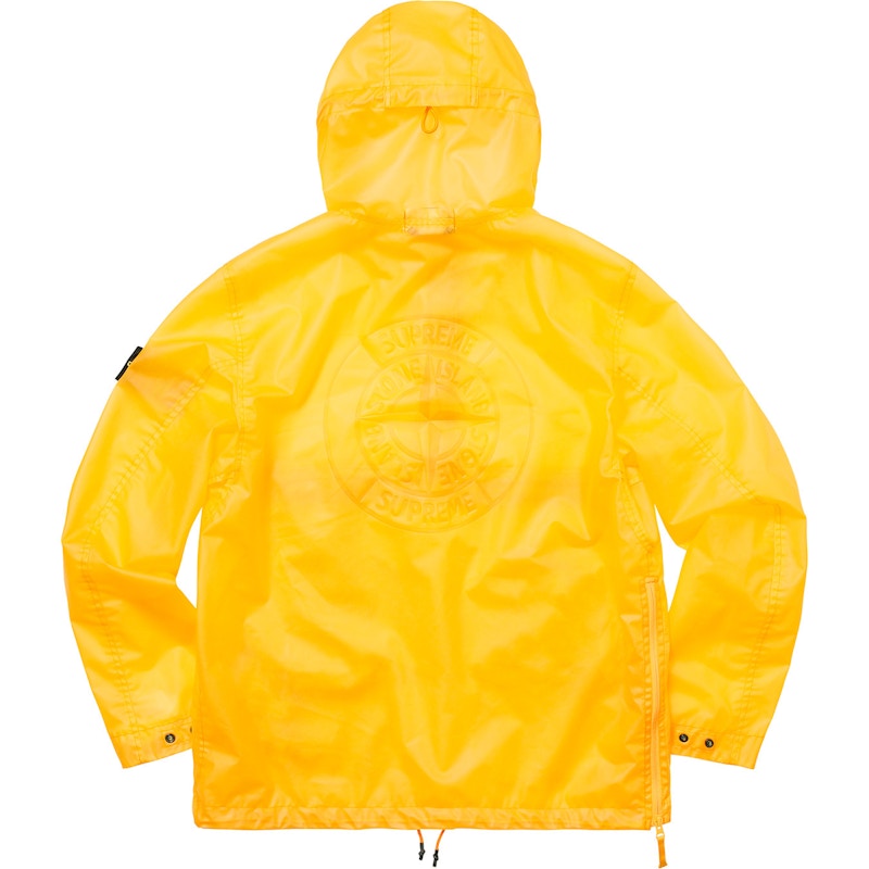 Supreme Stone Island Poly Cover Composite Anorak Yellow
