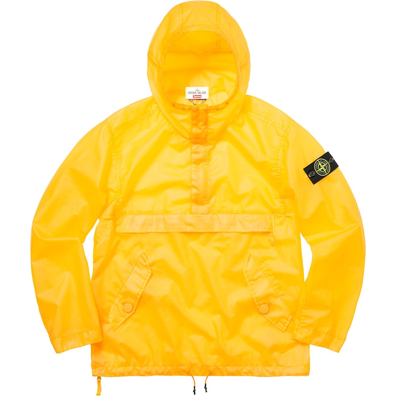 Supreme Stone Island Poly Cover Composite Anorak Yellow