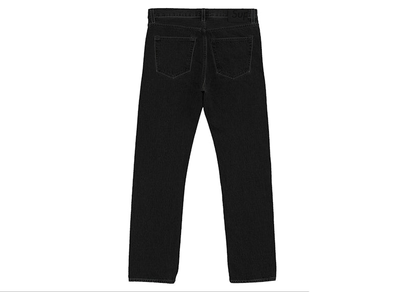 Supreme Stone Washed Slim Jean (SS19) Black