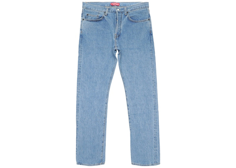 Supreme Stone Washed Slim Jeans Stone Washed Indigo