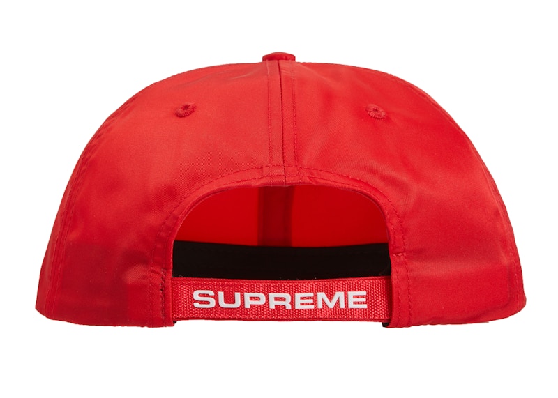 Supreme Strap Logo 6-Panel Red