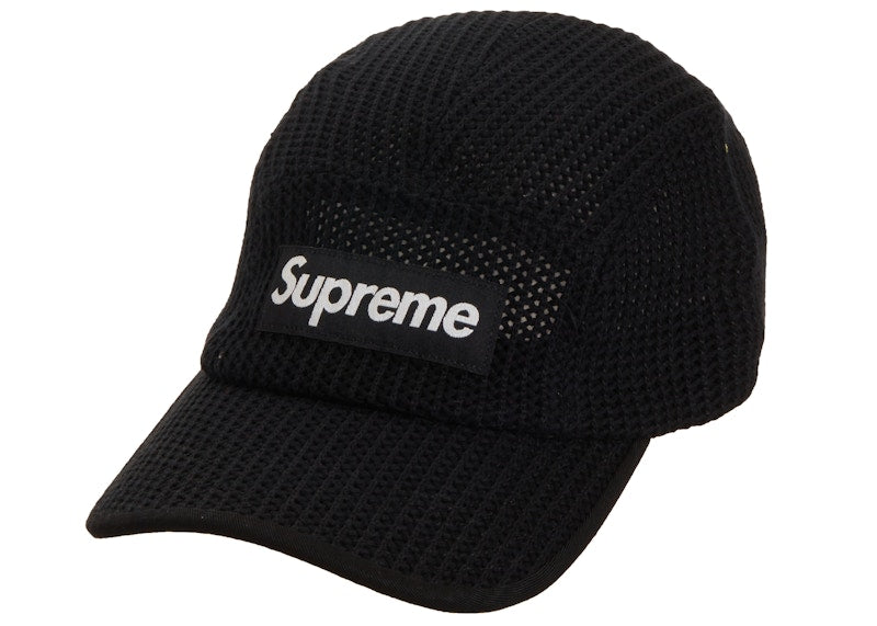 Supreme String Camp Cap Black
