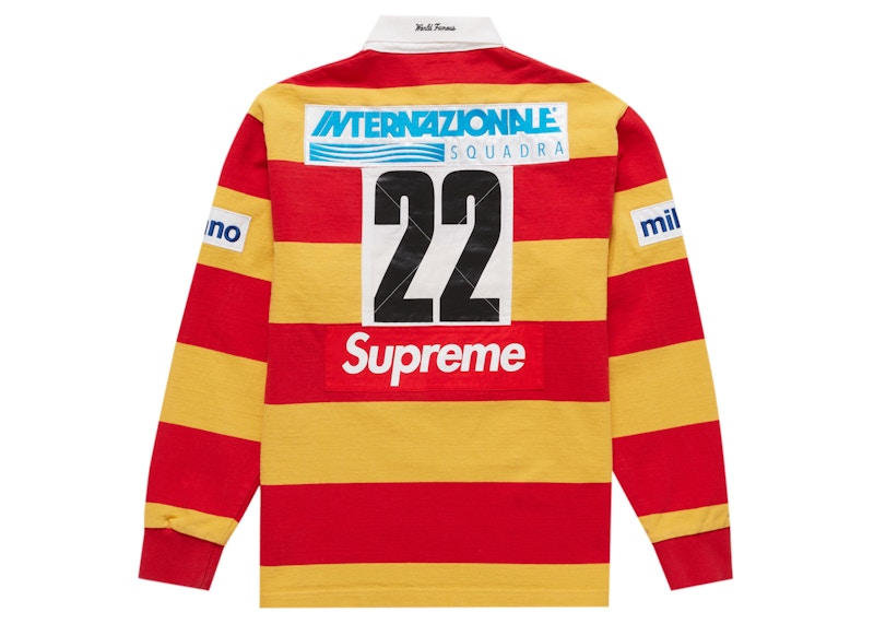 Supreme Stripe Rugby Red