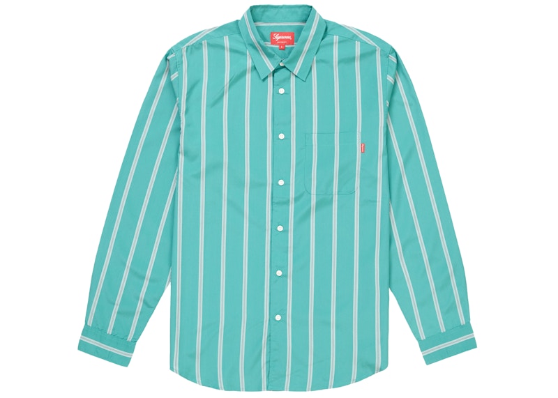 Supreme Stripe Shirt Teal