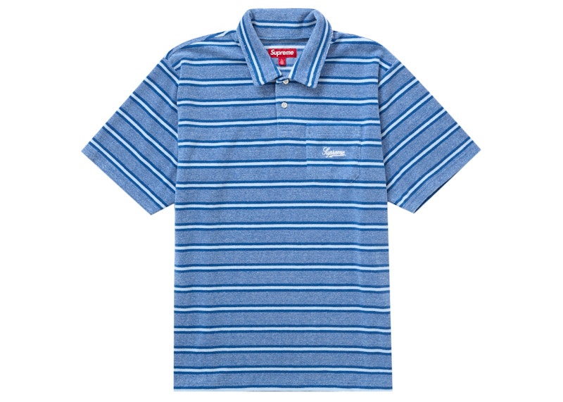 Supreme Stripe Terry S/S Polo Royal
