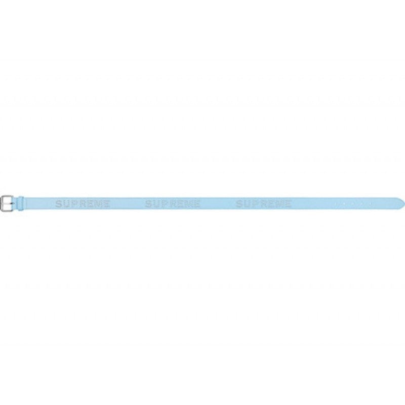 Supreme Studded Logo Belt Light Blue
