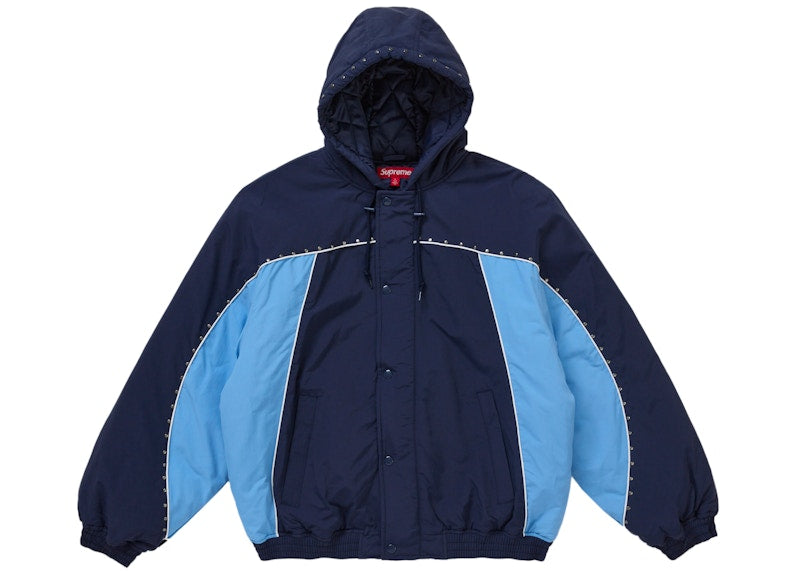 Supreme Studded Stadium Jacket Navy