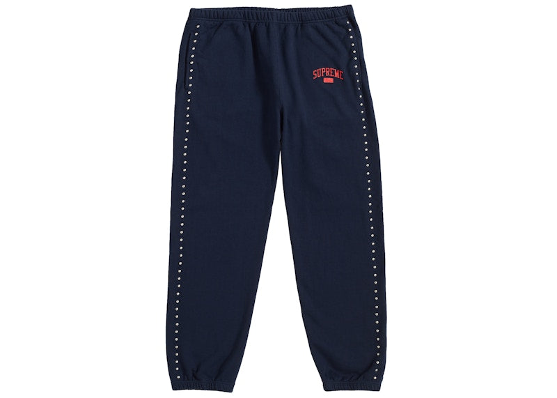 Supreme Studded Sweatpant Navy