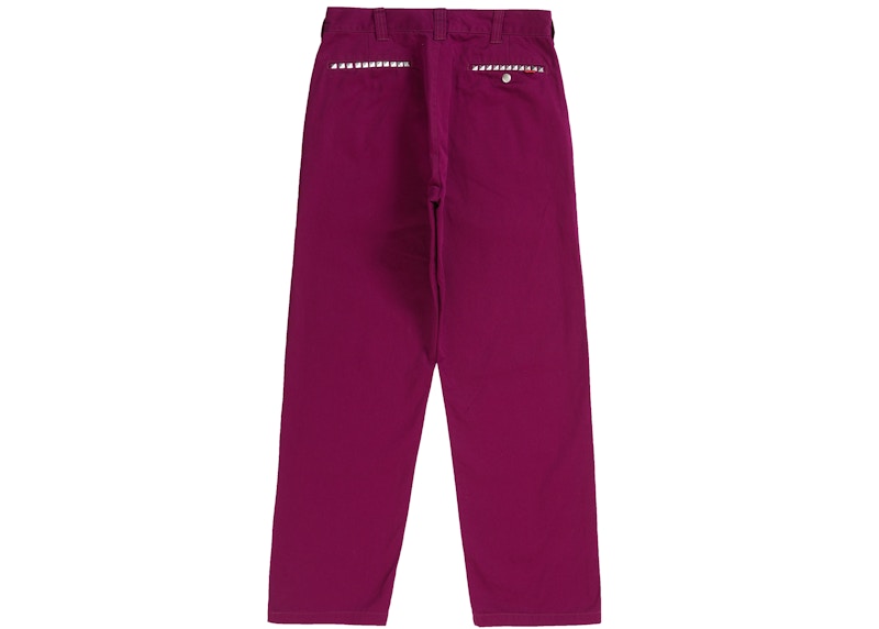Supreme Studded Work Pant Maroon