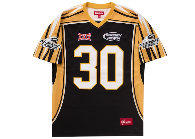 Supreme Sudden Death Football Jersey Black