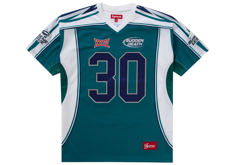 Supreme Sudden Death Football Jersey Teal