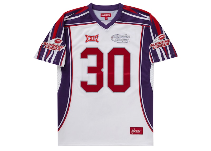 Supreme Sudden Death Football Jersey White
