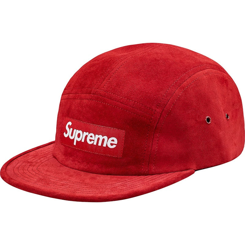 Supreme Suede Camp Cap (SS18) Red