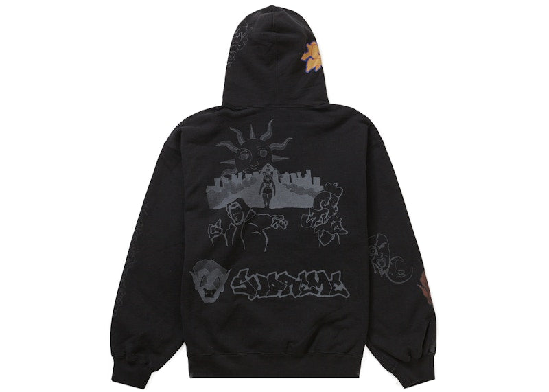Supreme Sunrise Hooded Sweatshirt Black