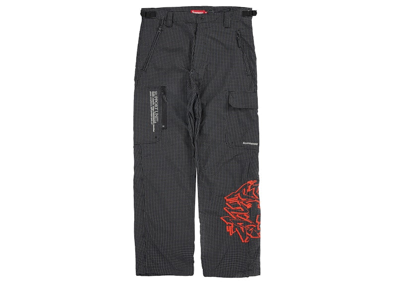 Supreme Support Unit Nylon Ripstop Pant Black