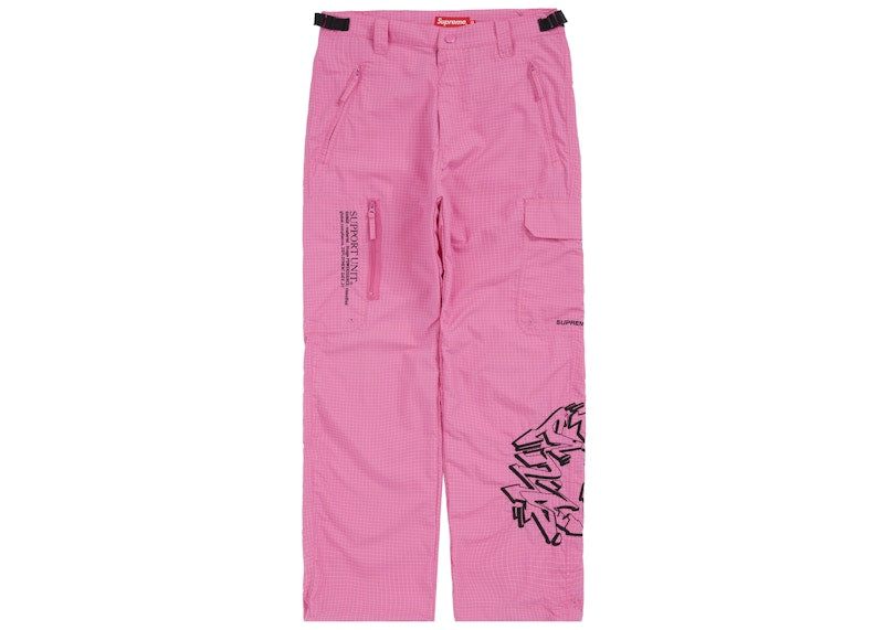 Supreme Support Unit Nylon Ripstop Pant Pink