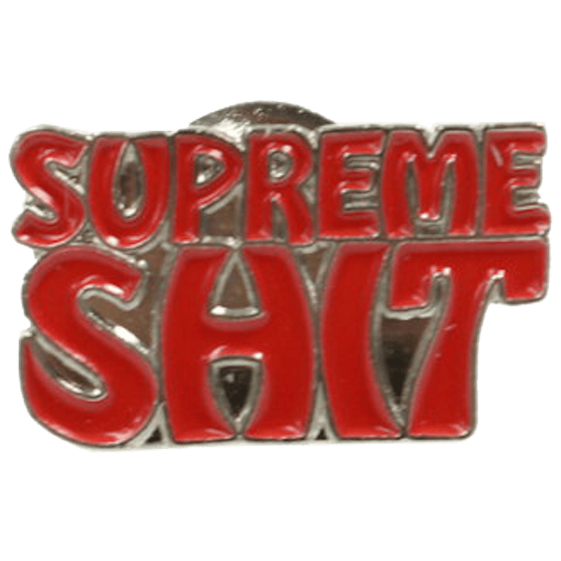 Supreme Supreme Shit Red Pin Silver