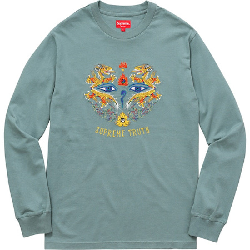 Supreme Supreme Truth Long Sleeve Tee Slate