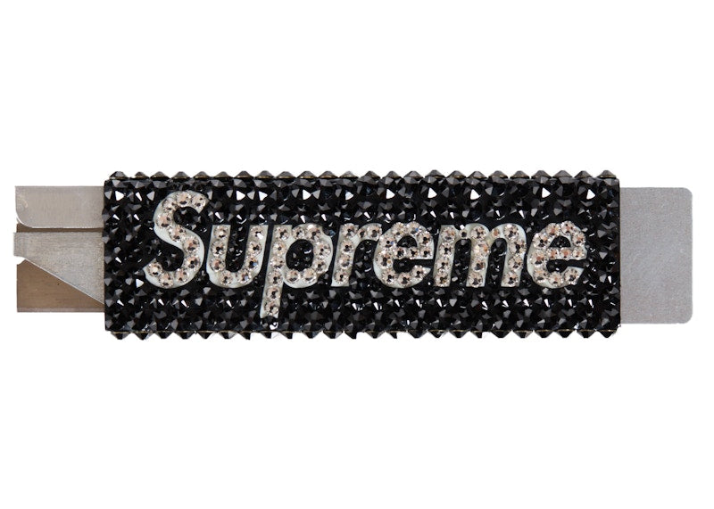 Supreme Swarovski Crystal Box Cutter Black
