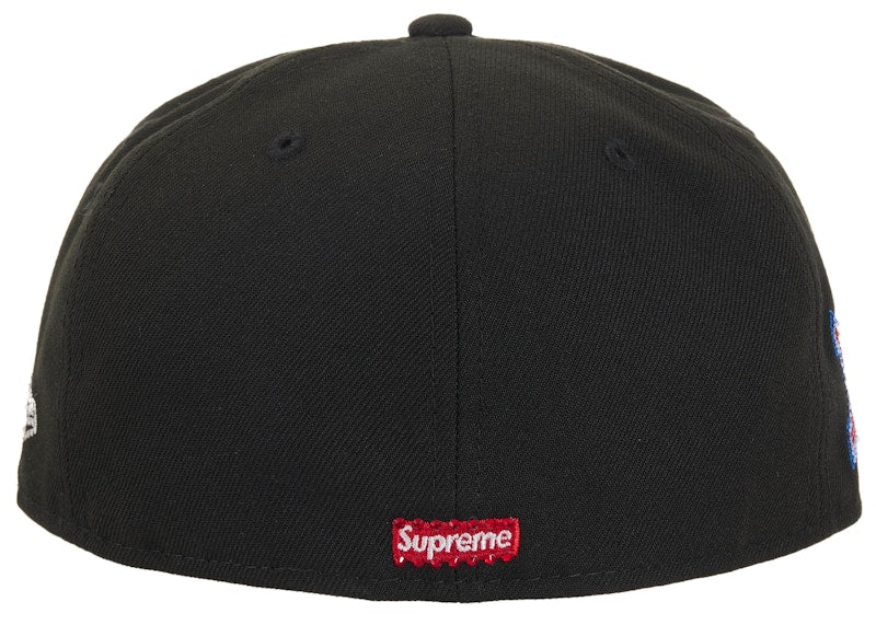 Supreme Swarovski S Logo New Era 59Fifty Fitted Hat Black