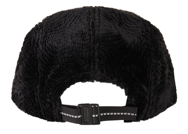 Supreme Swirl Fleece Camp Cap Black