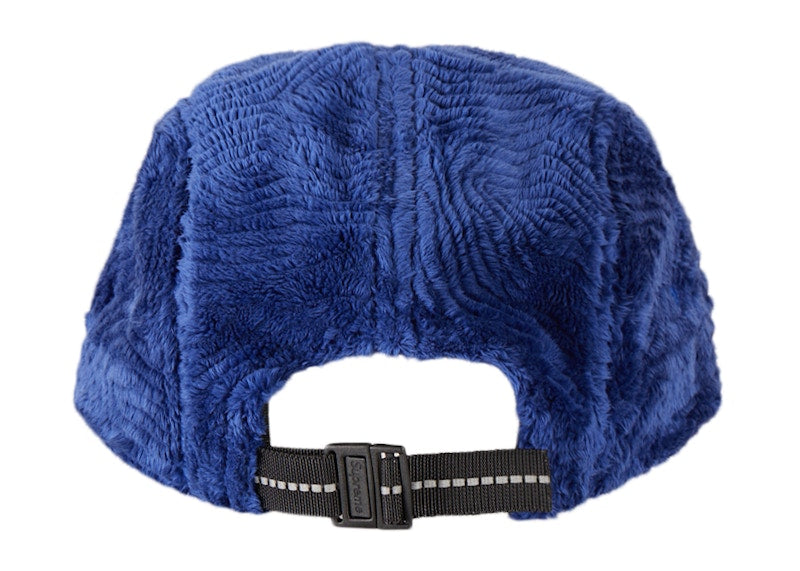 Supreme Swirl Fleece Camp Cap Blue