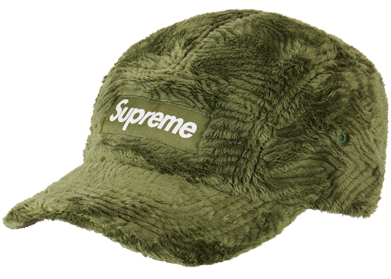 Supreme Swirl Fleece Camp Cap Olive