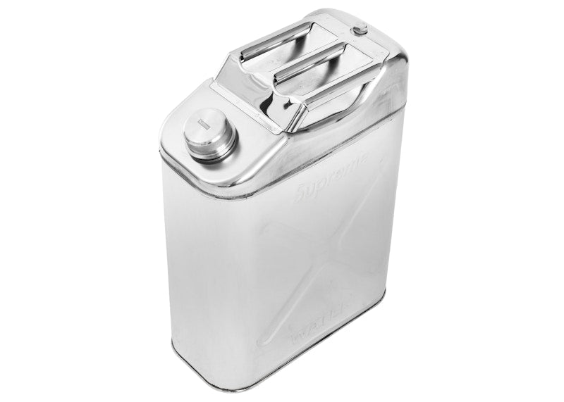 Supreme Swiss Link Stainless Steel 20L Water Can Silver