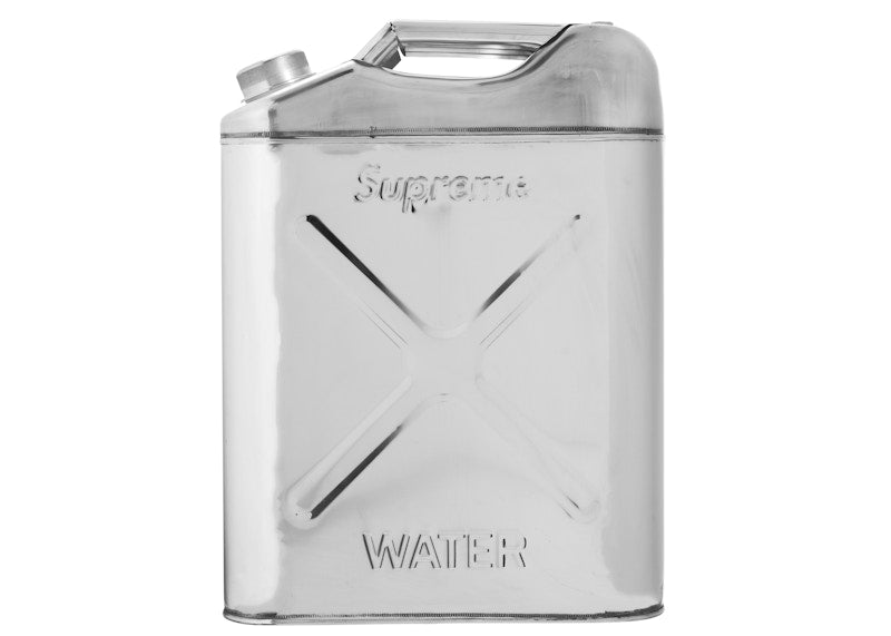 Supreme Swiss Link Stainless Steel 20L Water Can Silver