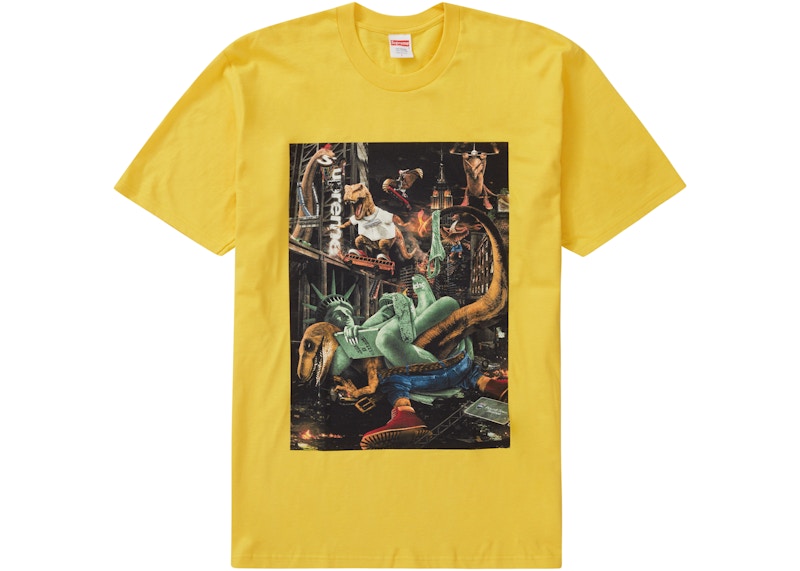 Supreme T-Rex Tee Yellow