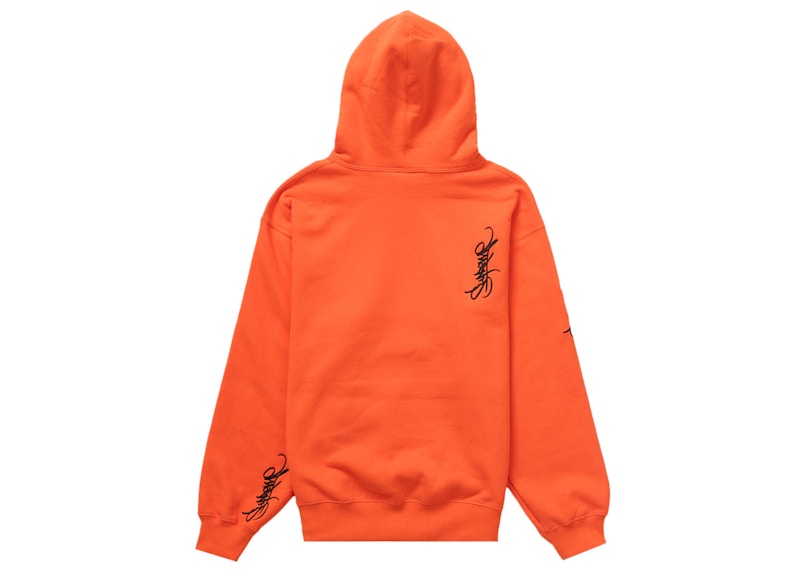Supreme Tag Hooded Sweatshirt (SS24) Bright Orange