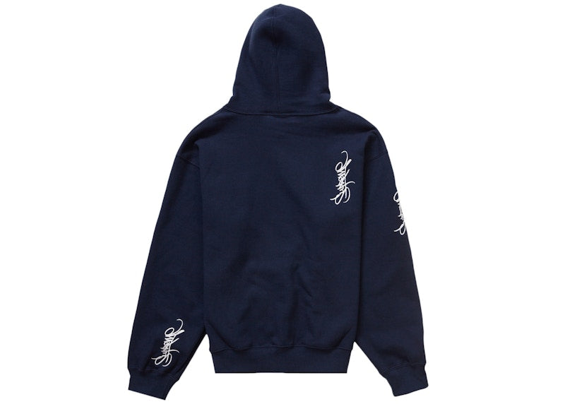 Supreme Tag Hooded Sweatshirt (SS24) Navy