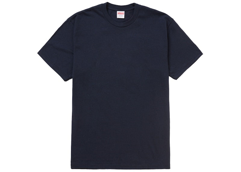 Supreme Tape Tee Navy