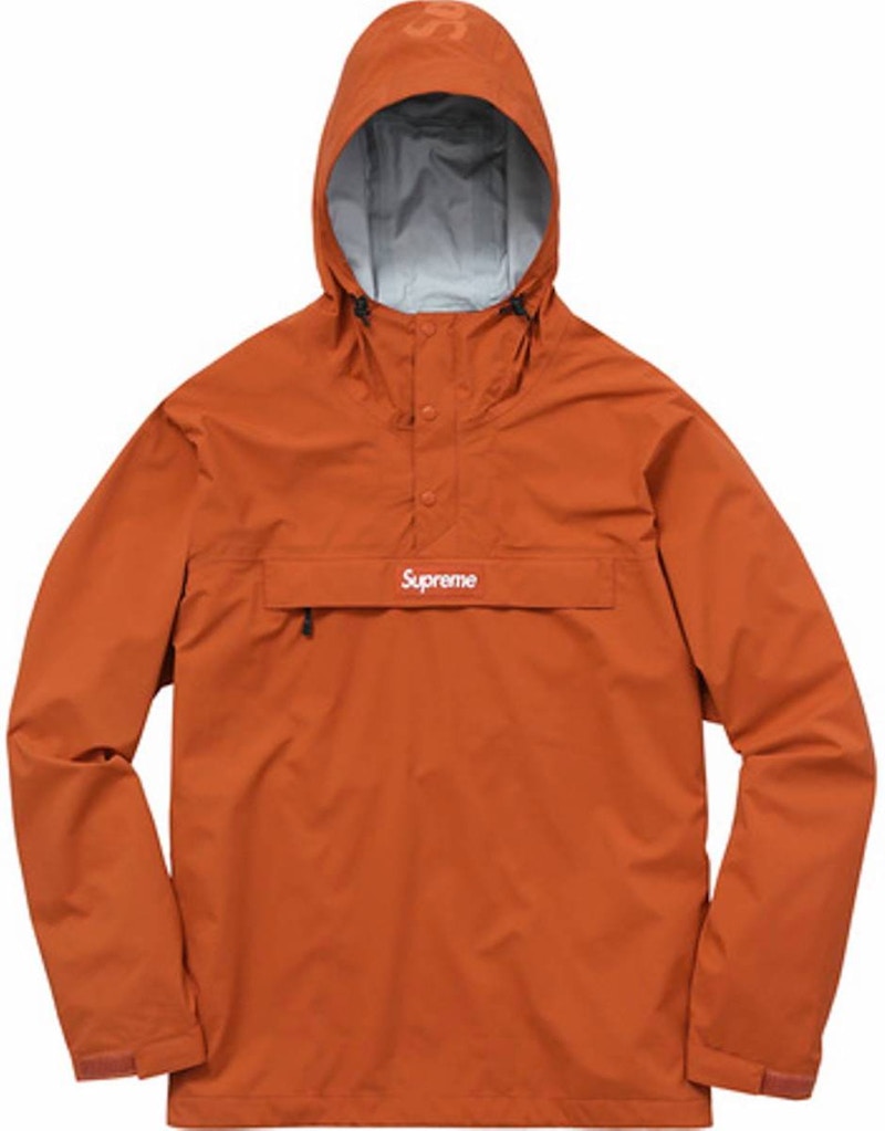 Supreme Taped Seam Anorak Burnt Orange