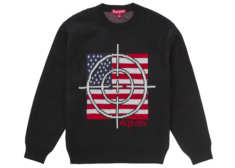 Supreme Target Sweater Black