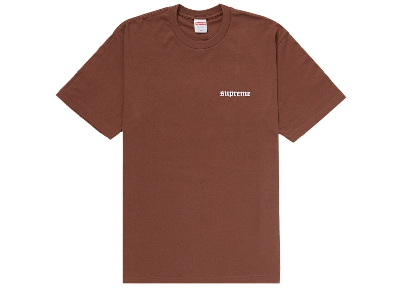 Supreme Target Tee Brown
