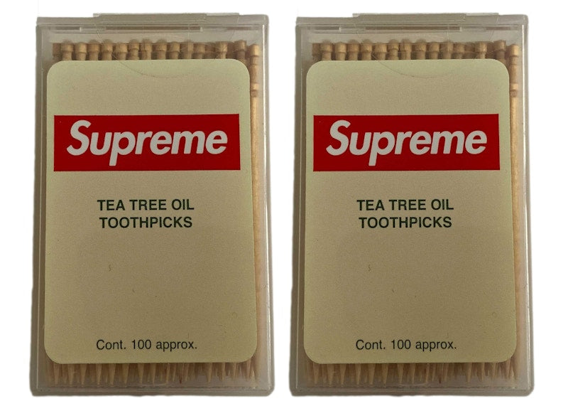 Supreme Tea Tree Oil Toothpick 2x Lot (Box Of 100)