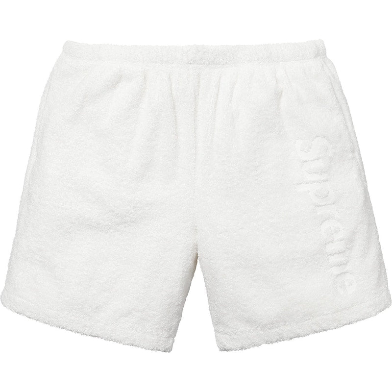 Supreme Terry Logo Short White