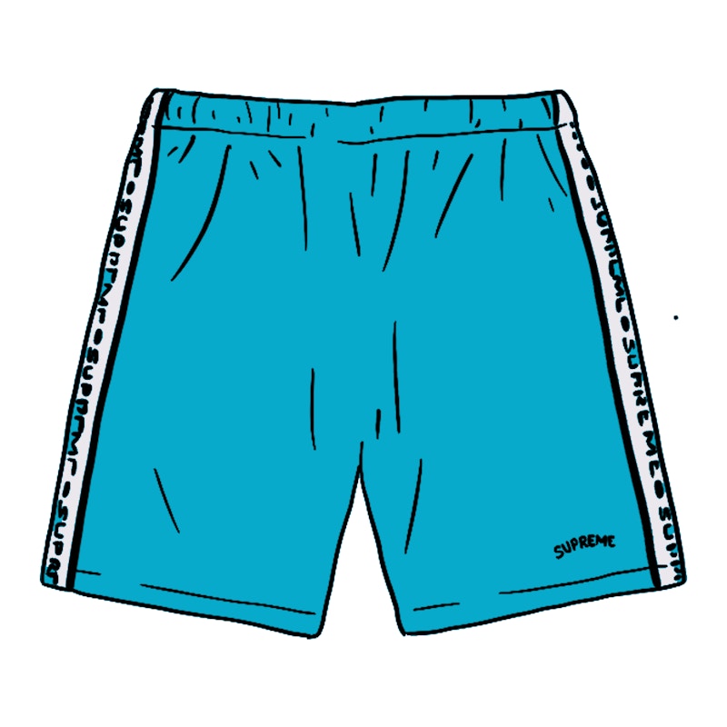 Supreme Terry Short Cyan
